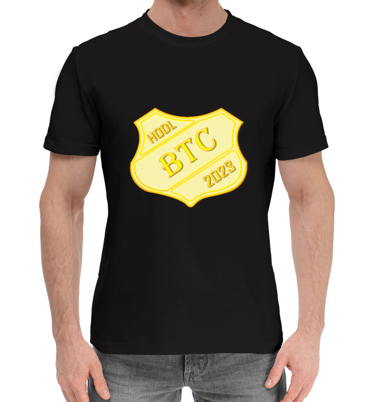 Мужская Хлопковая футболка Btc Hodl, артикул: CRC-378185-hfu-2