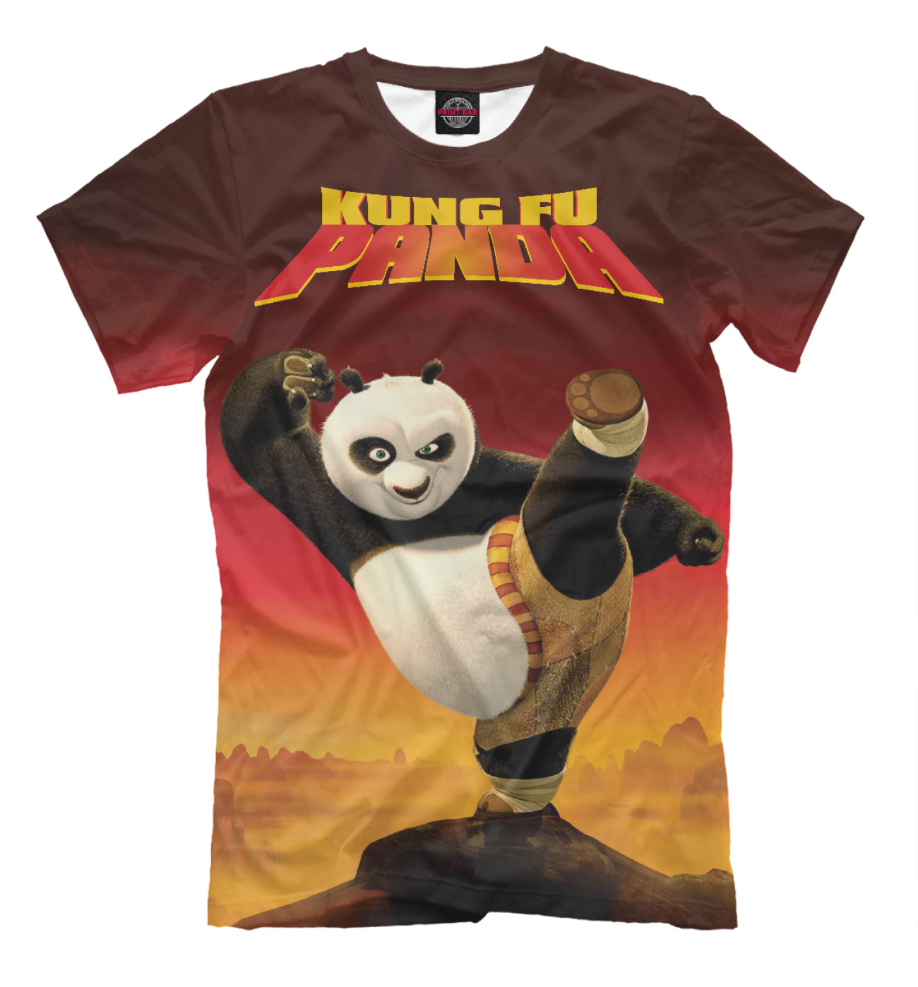 Мужская Футболка Kung Fu Panda, артикул: MFR-892946-fut-2