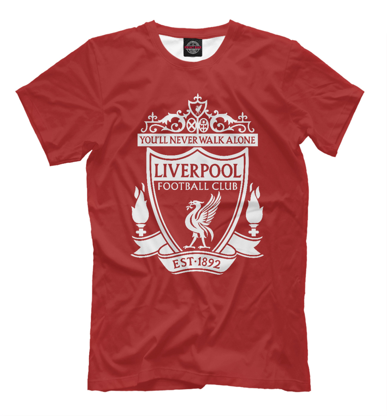 Мужская Футболка Liverpool FC Logo, артикул: LVP-249930-fut-2