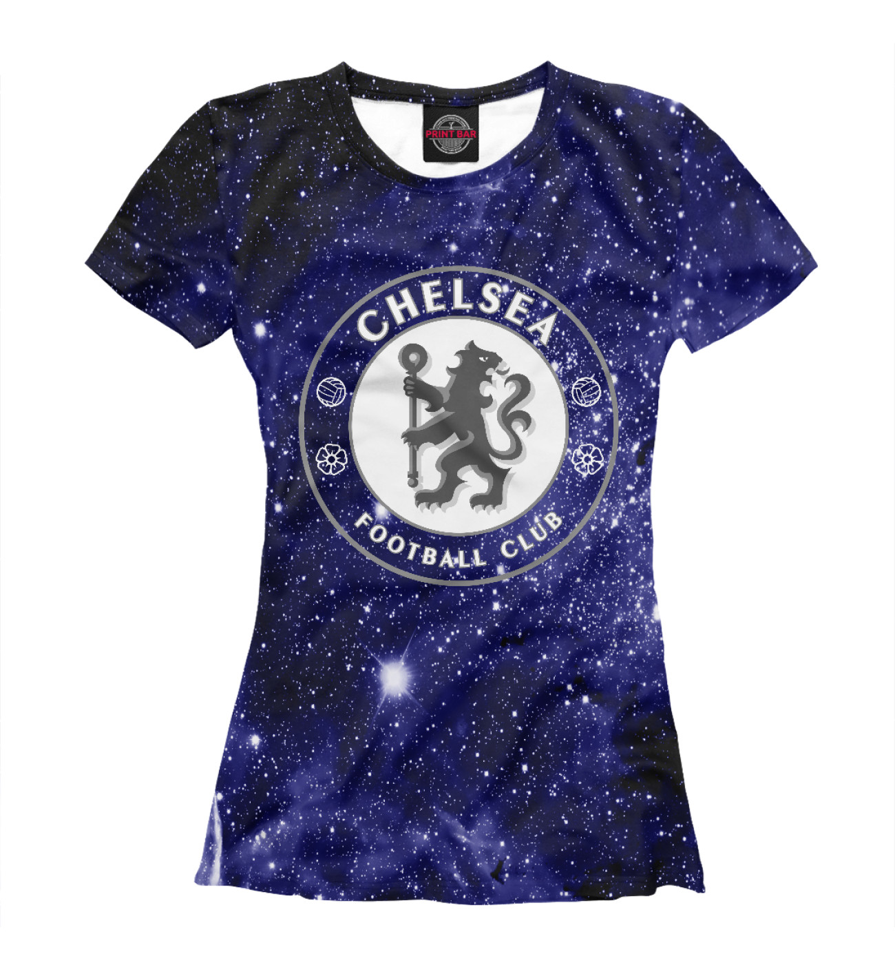 Женская Футболка Chelsea Cosmos, артикул: CHL-125611-fut-1