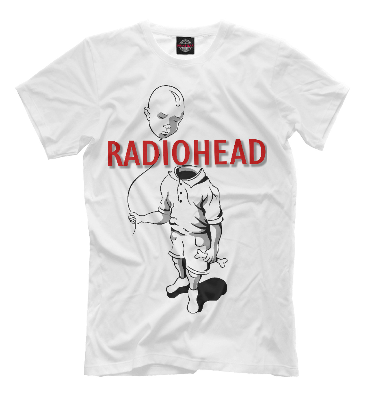Мужская Футболка Radiohead, артикул: RDH-780890-fut-2