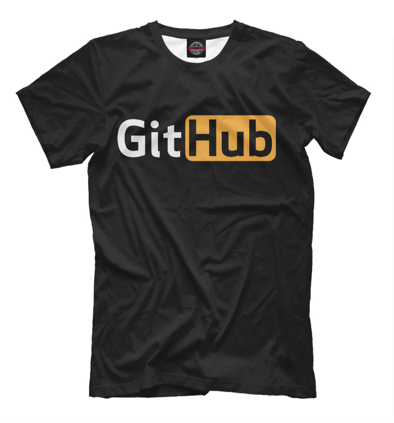 Мужская Футболка GitHub в стиле Pornhub для веб-разработчиков, артикул: ITT-970717-fut-2