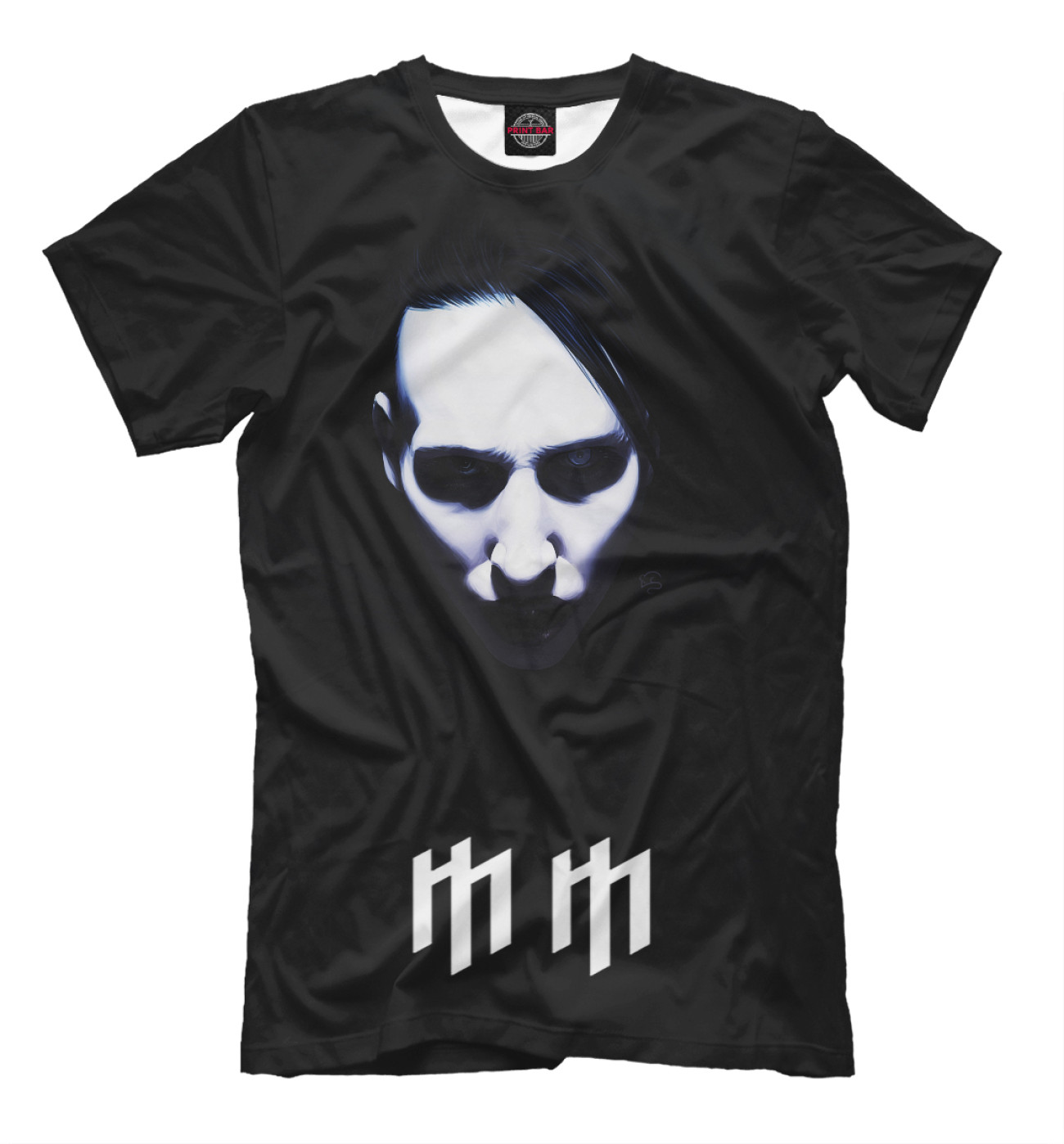 Мужская Футболка Marilyn Manson, артикул: MRM-119996-fut-2