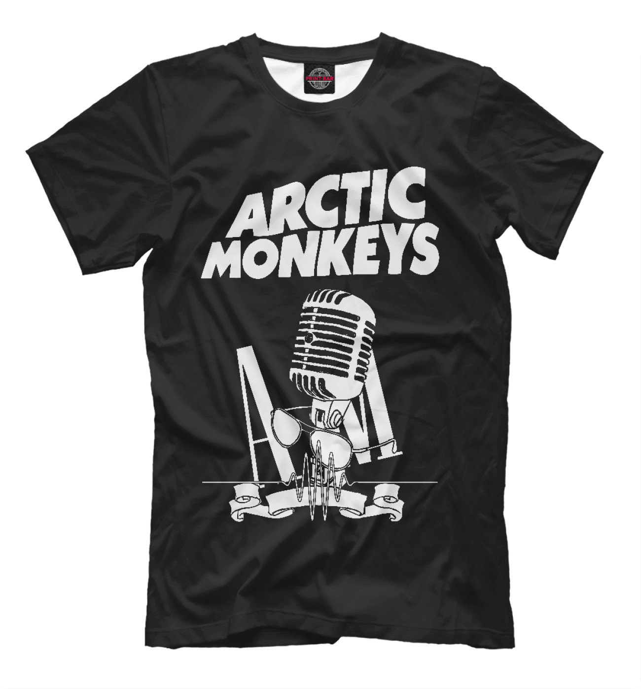 Мужская Футболка Arctic Monkeys, артикул: AMK-917653-fut-2