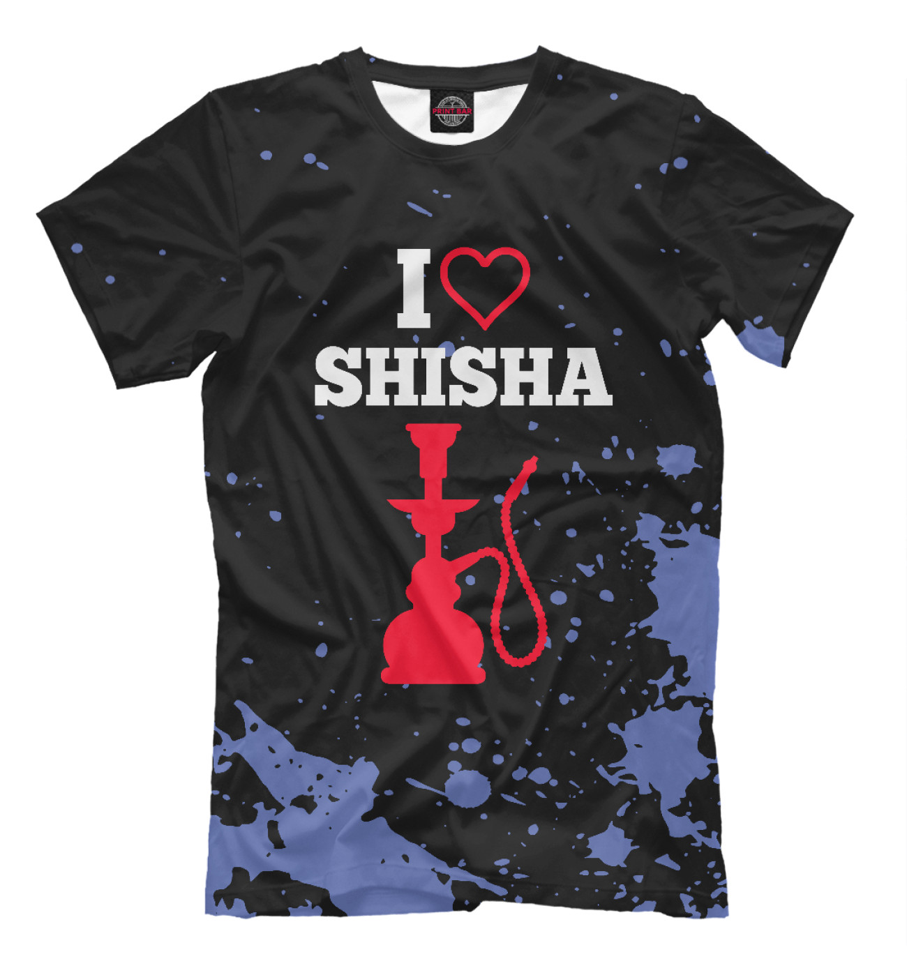 Мужская Футболка I Love Shisha, артикул: LYA-299905-fut-2