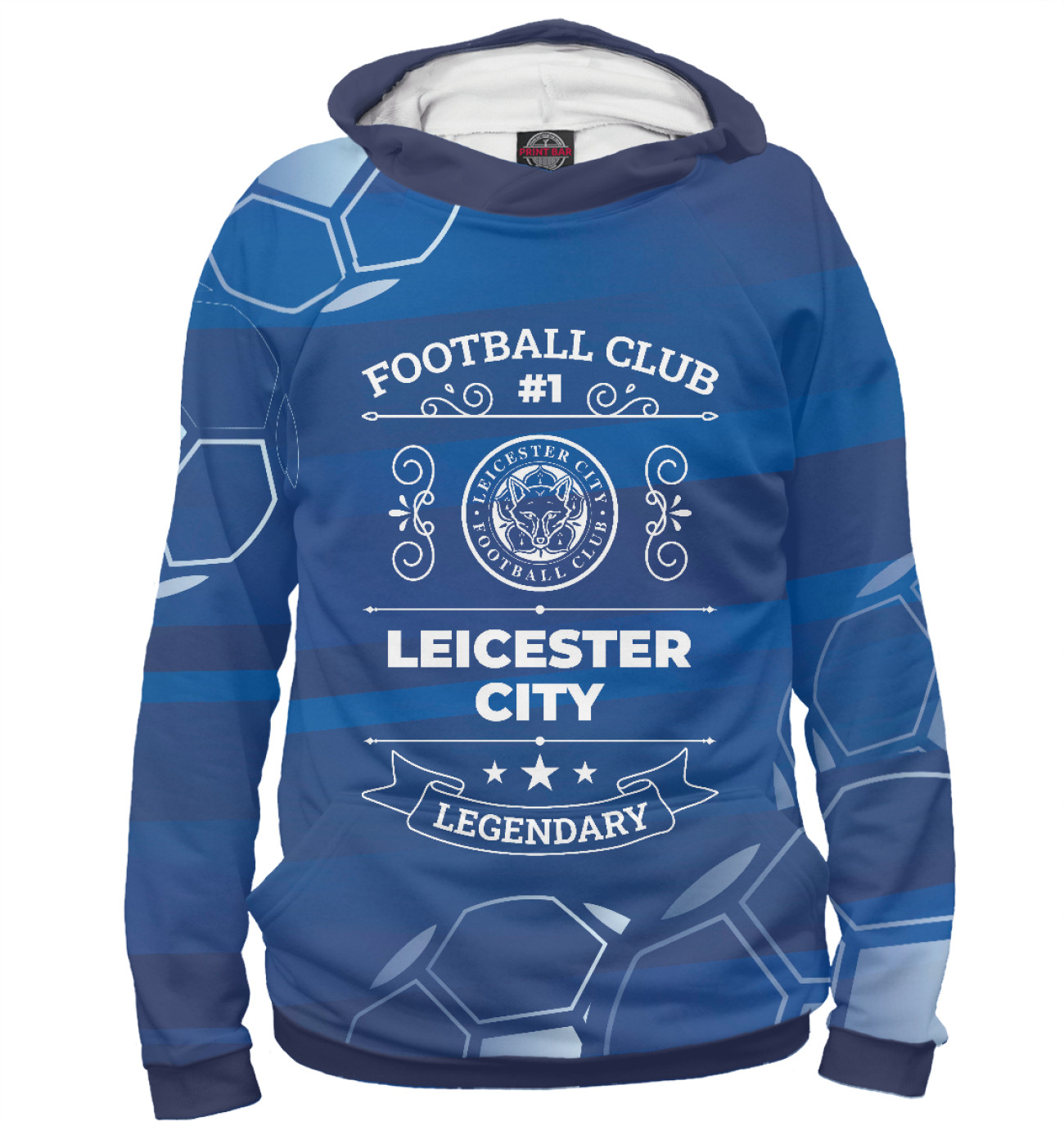 Женское Худи Leicester City FC #1, артикул: FTO-816586-hud-1