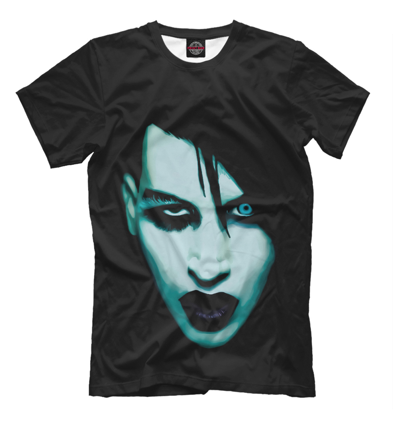 Мужская Футболка Marilyn Manson, артикул: MRM-505579-fut-2