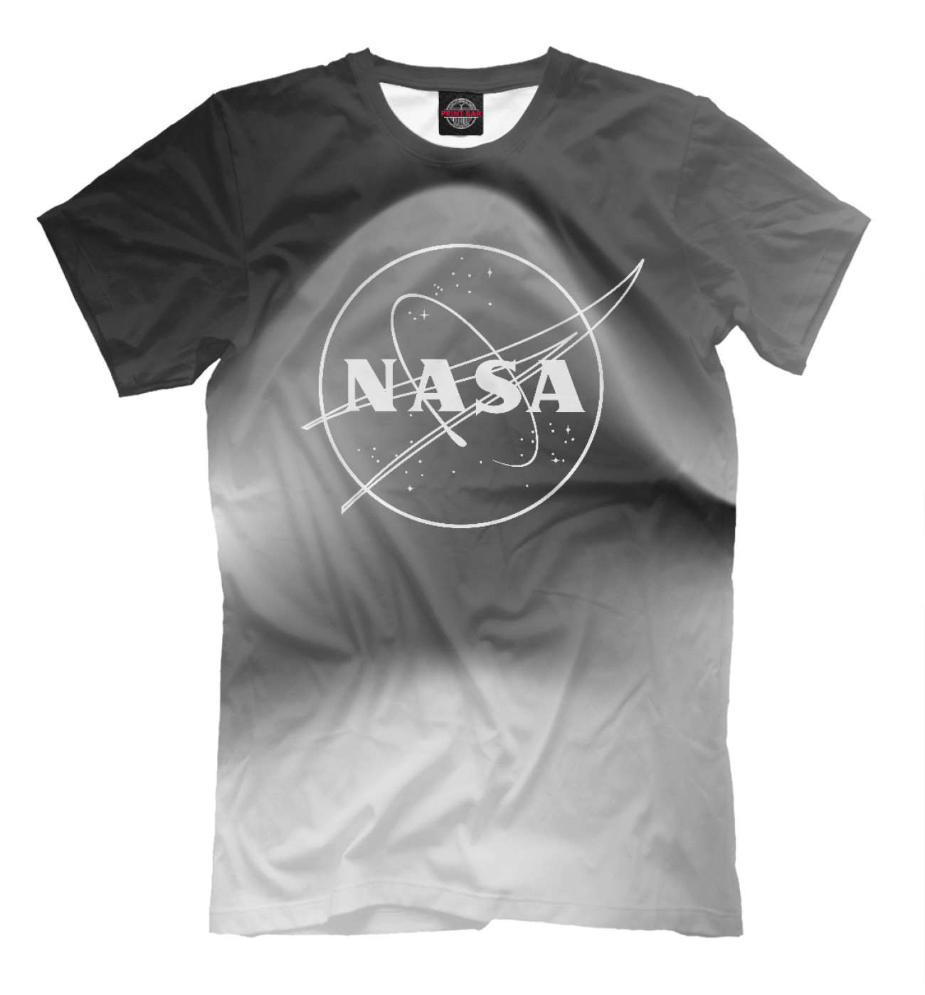 Мужская Футболка NASA grey | Colorrise, артикул: NSA-211976-fut-2
