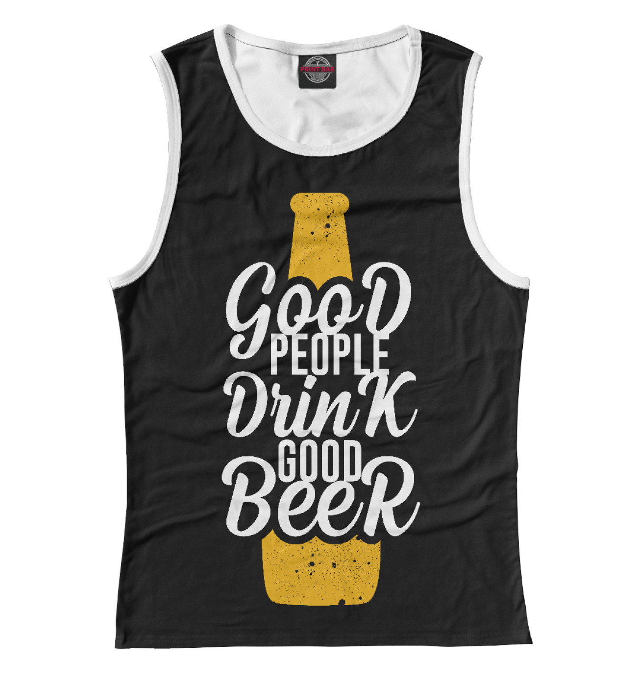 Женская Майка Good people drink good beer, артикул: PIV-214448-may-1
