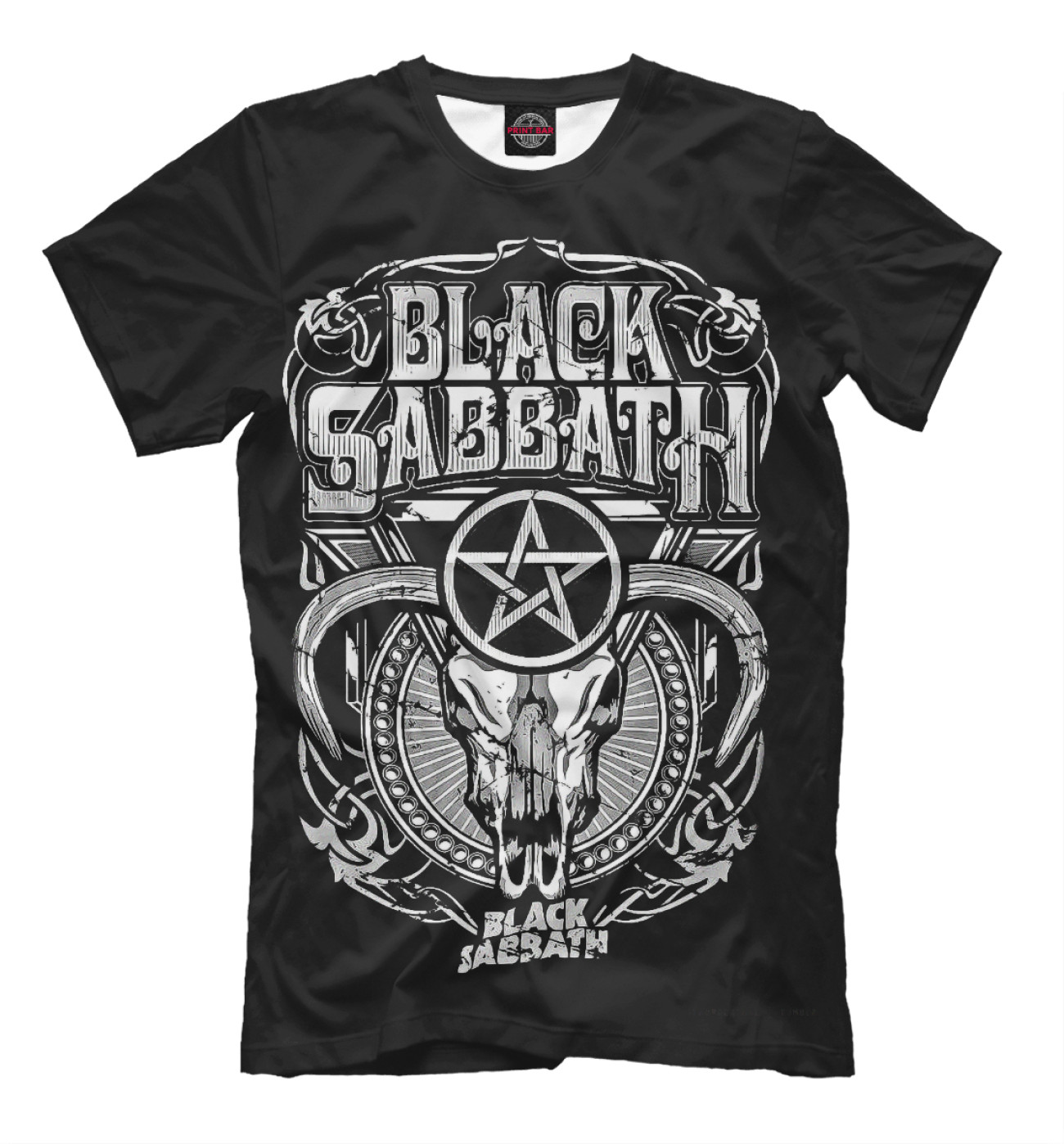 Мужская Футболка Black Sabbath, артикул: BSB-653059-fut-2