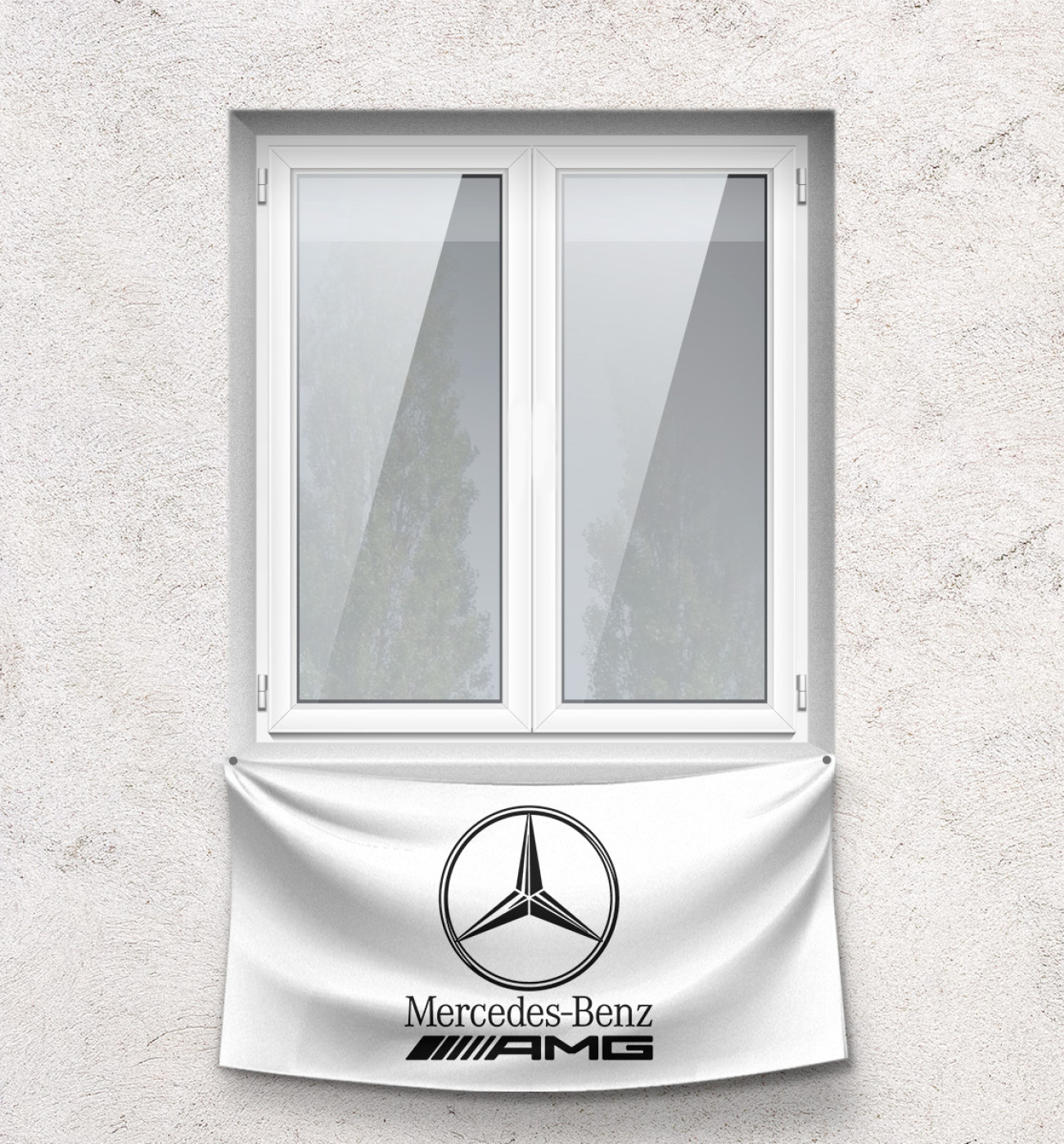 Флаг Mercedes-Benz AMG, артикул: MER-912174-flg