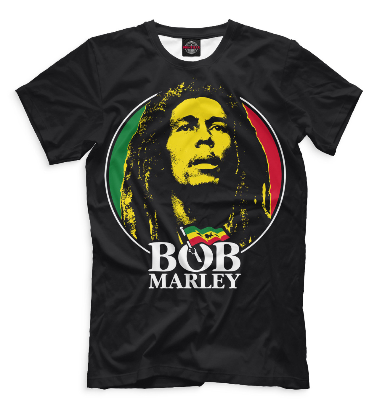 Мужская Футболка Bob Marley, артикул: BOB-909874-fut-2