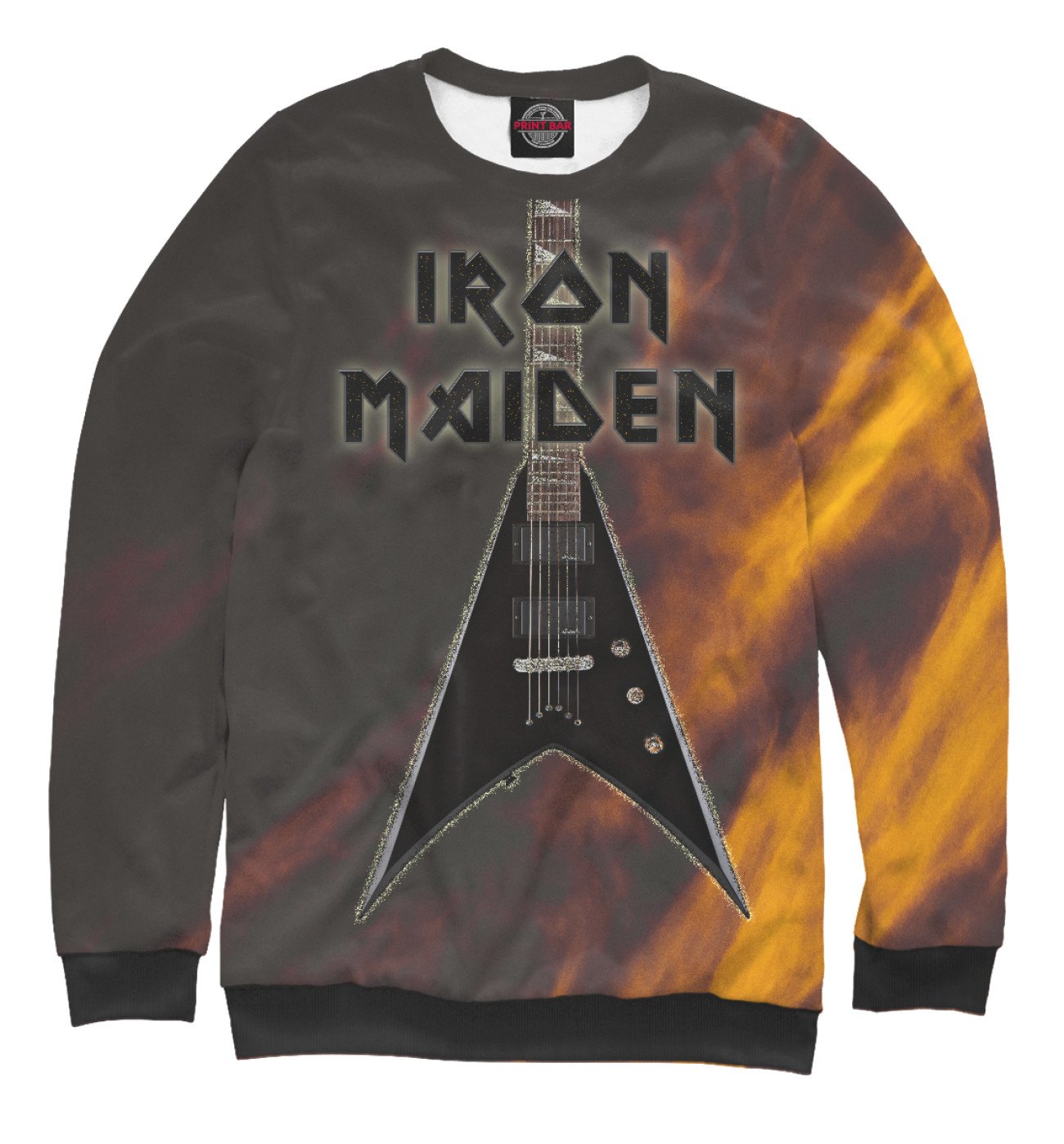 Мужской Свитшот Группа Iron Maiden, артикул: IRN-577929-swi-2