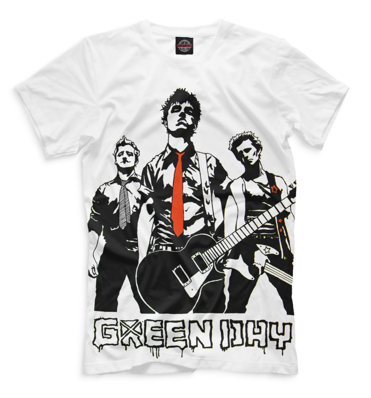 Мужская Футболка Green Day, артикул: GRE-699124-fut-2