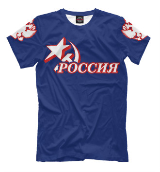 Футболка Герб России (красный)