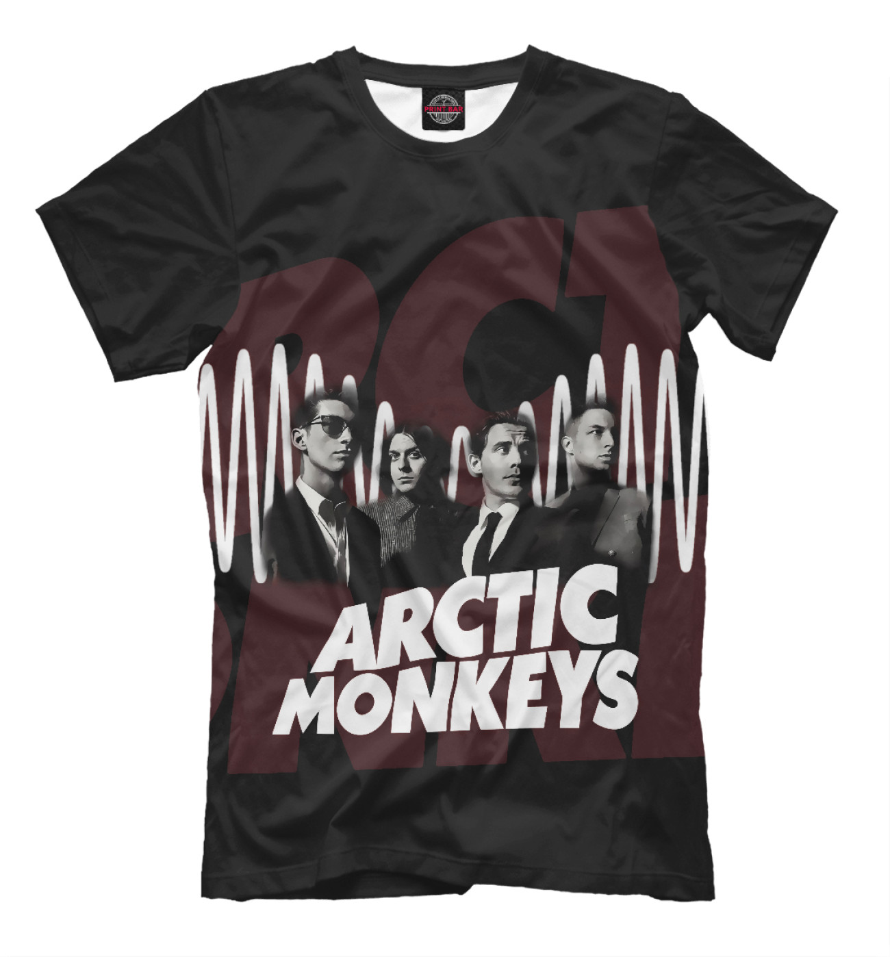 Мужская Футболка Arctic Monkeys, артикул: AMK-816046-fut-2
