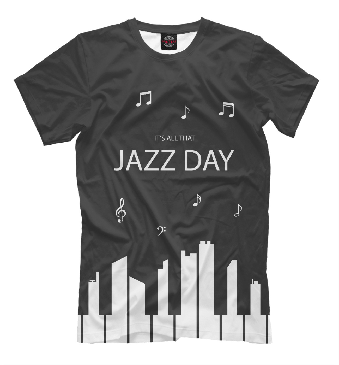 Мужская Футболка Jazz day, артикул: JAZ-221129-fut-2