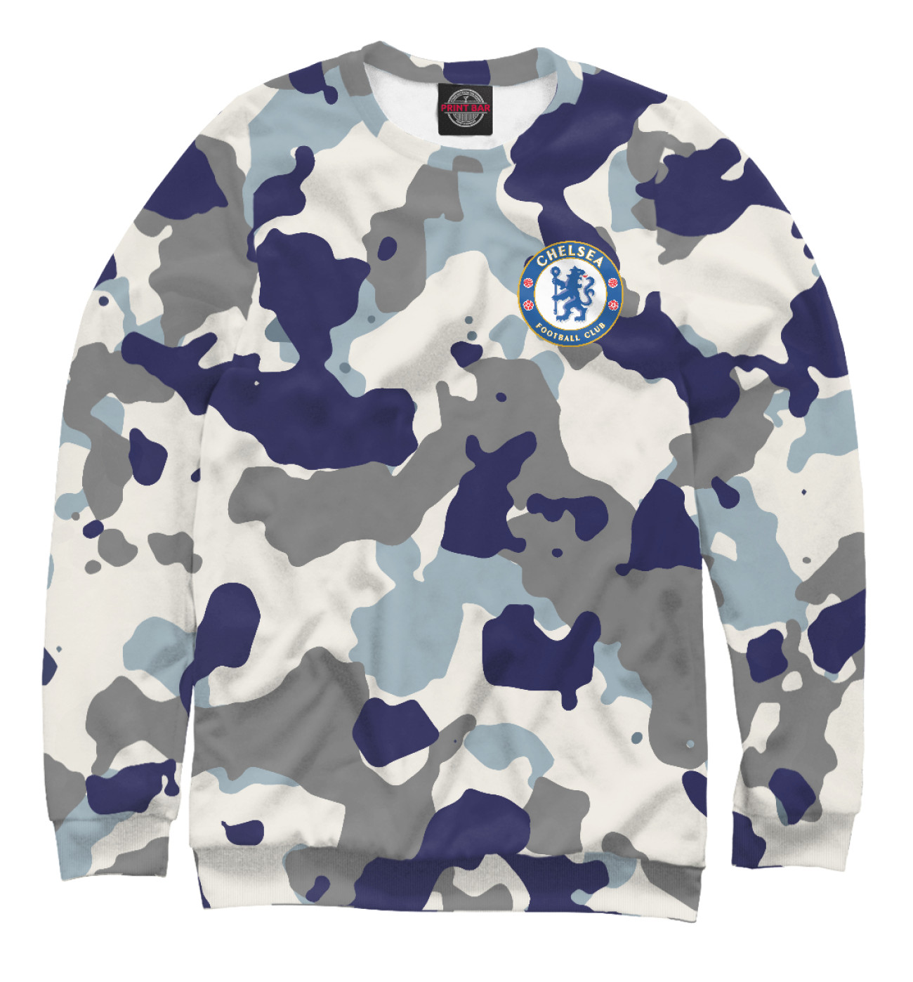 Женский Свитшот FC Chelsea Camouflage, артикул: CHL-181812-swi-1