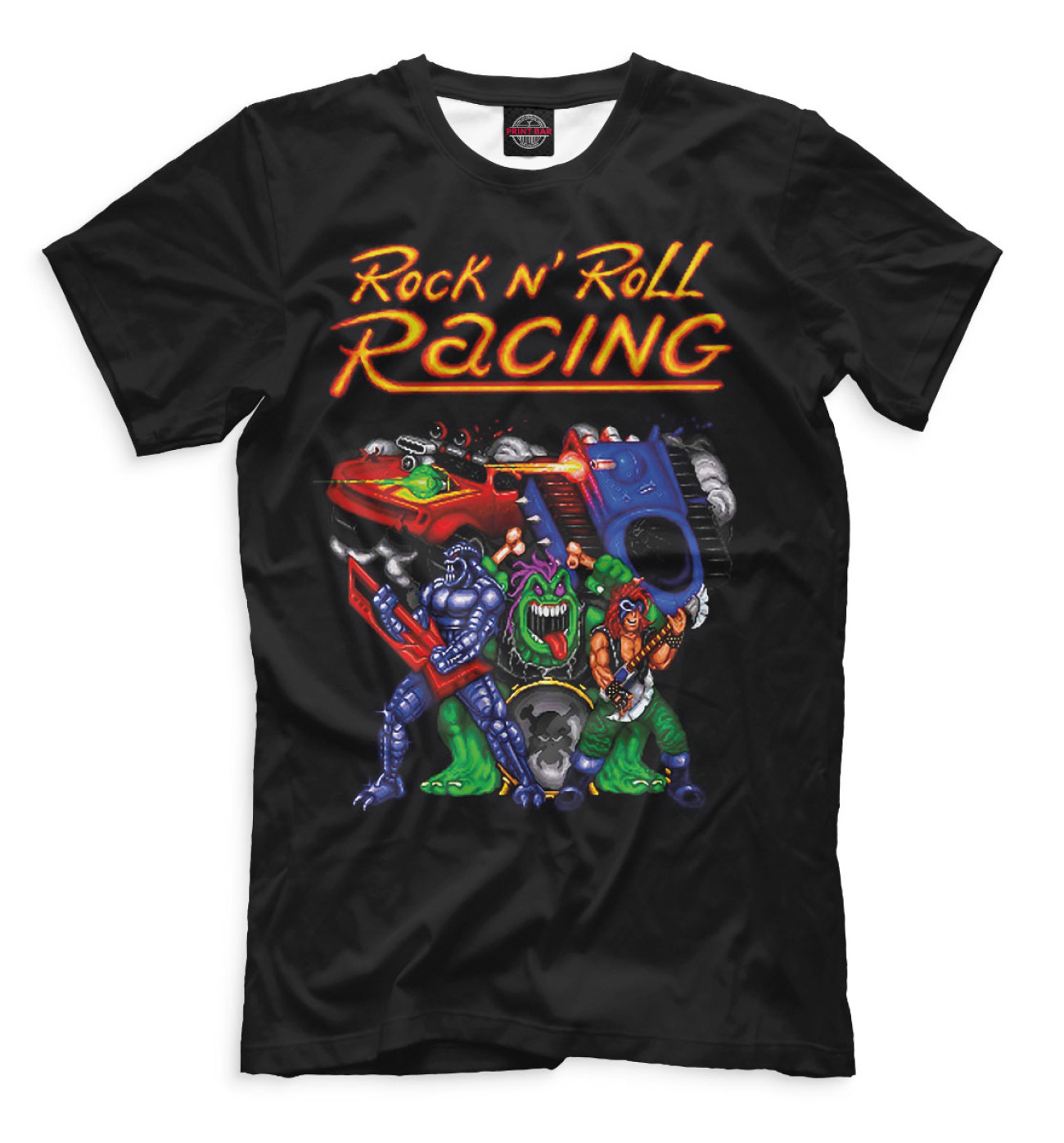 Мужская Футболка Rock n’ Roll Racing, артикул: RNR-165178-fut-2