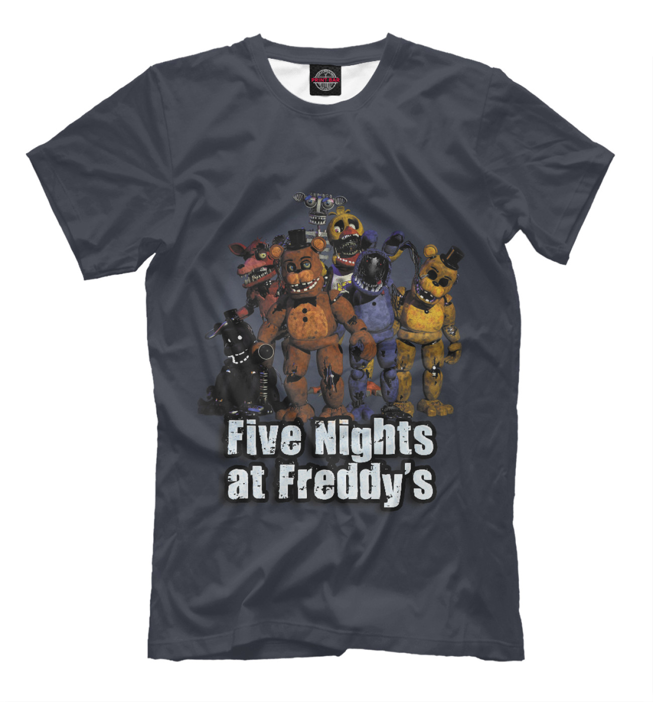 Мужская Футболка Five Nights At Freddy\'s, артикул: FIV-122260-fut-2