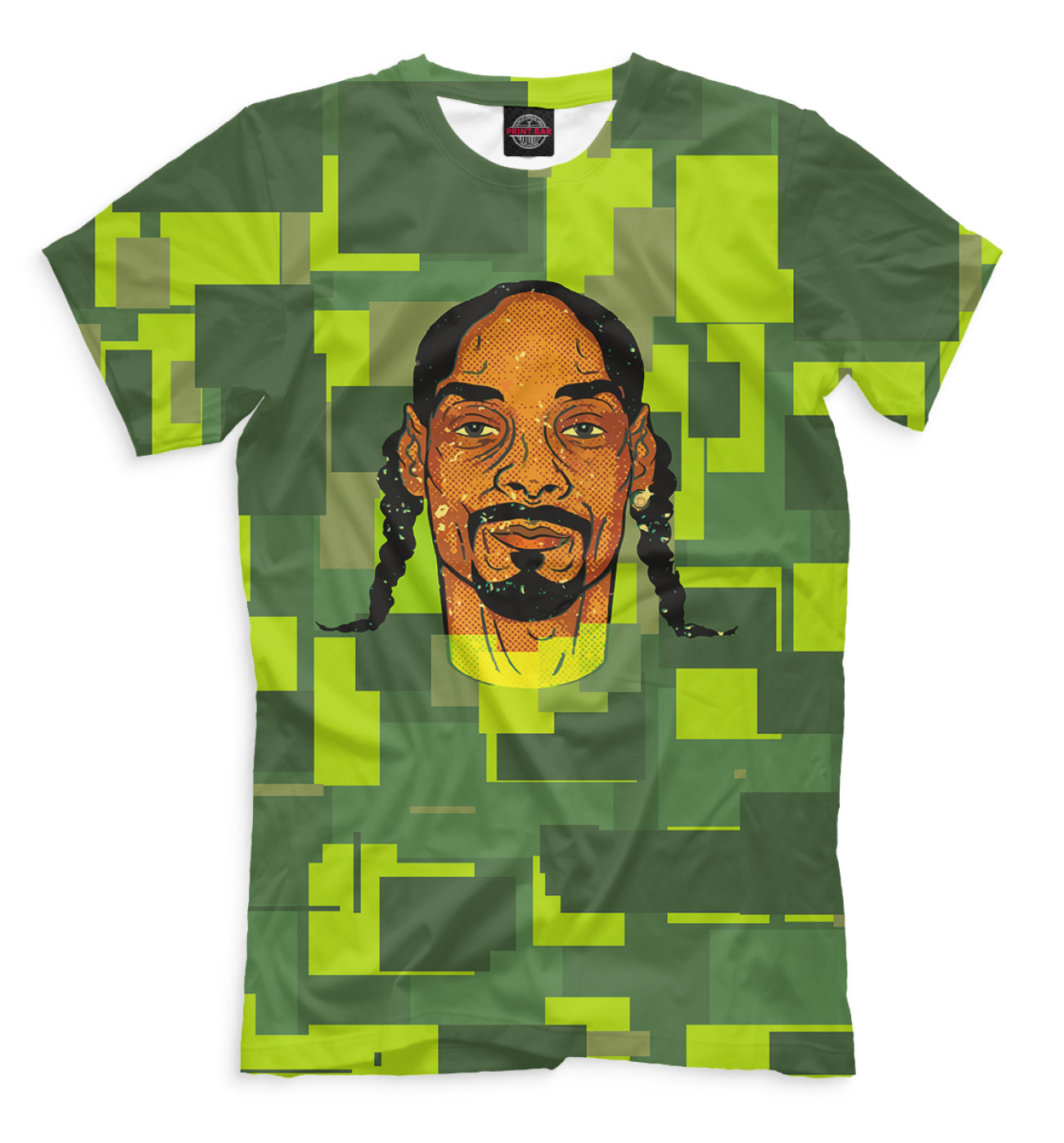 Мужская Футболка Snoop Dogg, артикул: SNP-856026-fut-2