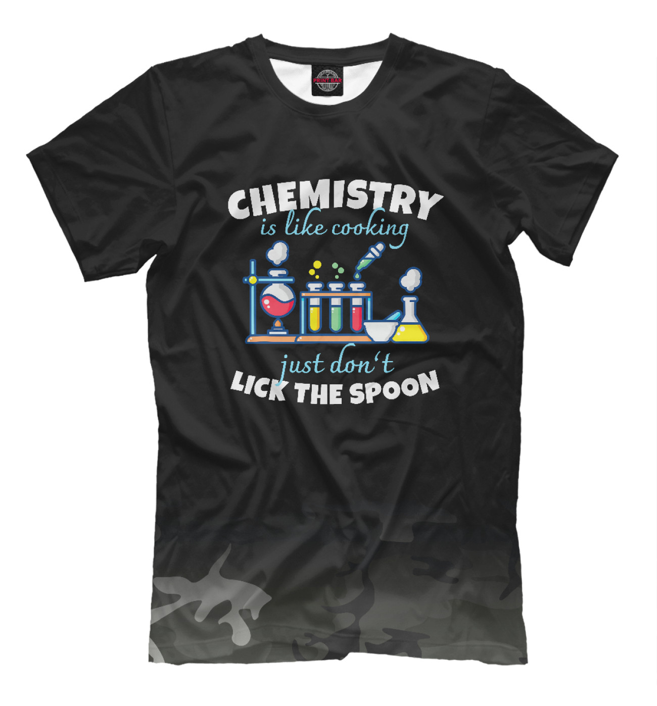 Мужская Футболка Chemistry Is Like Cooking, артикул: CHM-671199-fut-2