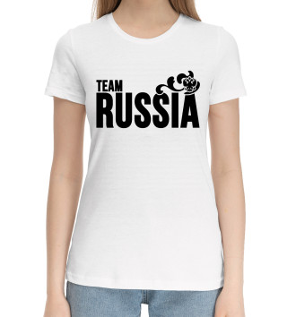 Хлопковая футболка Team Russia
