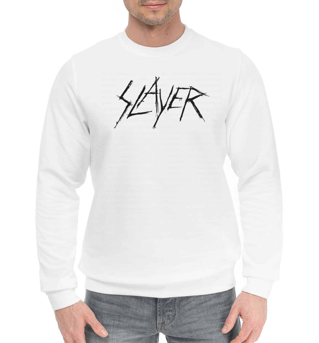 Мужской Хлопковый свитшот Slayer, артикул: SLR-634726-hsw-2