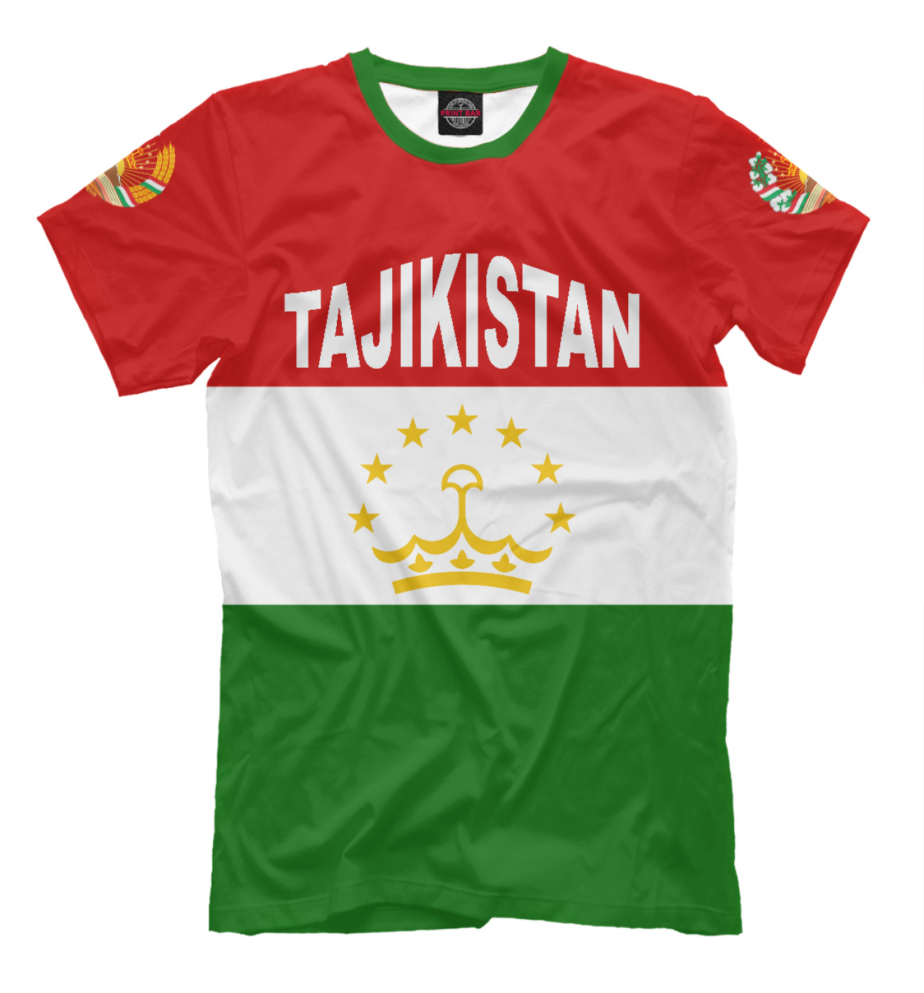 Мужская Футболка Tajikistan, артикул: TAZ-396397-fut-2