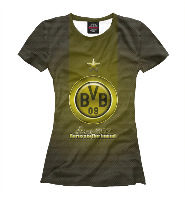 Женская Футболка Borussia Dortmund, артикул: BRS-765104-fut-1