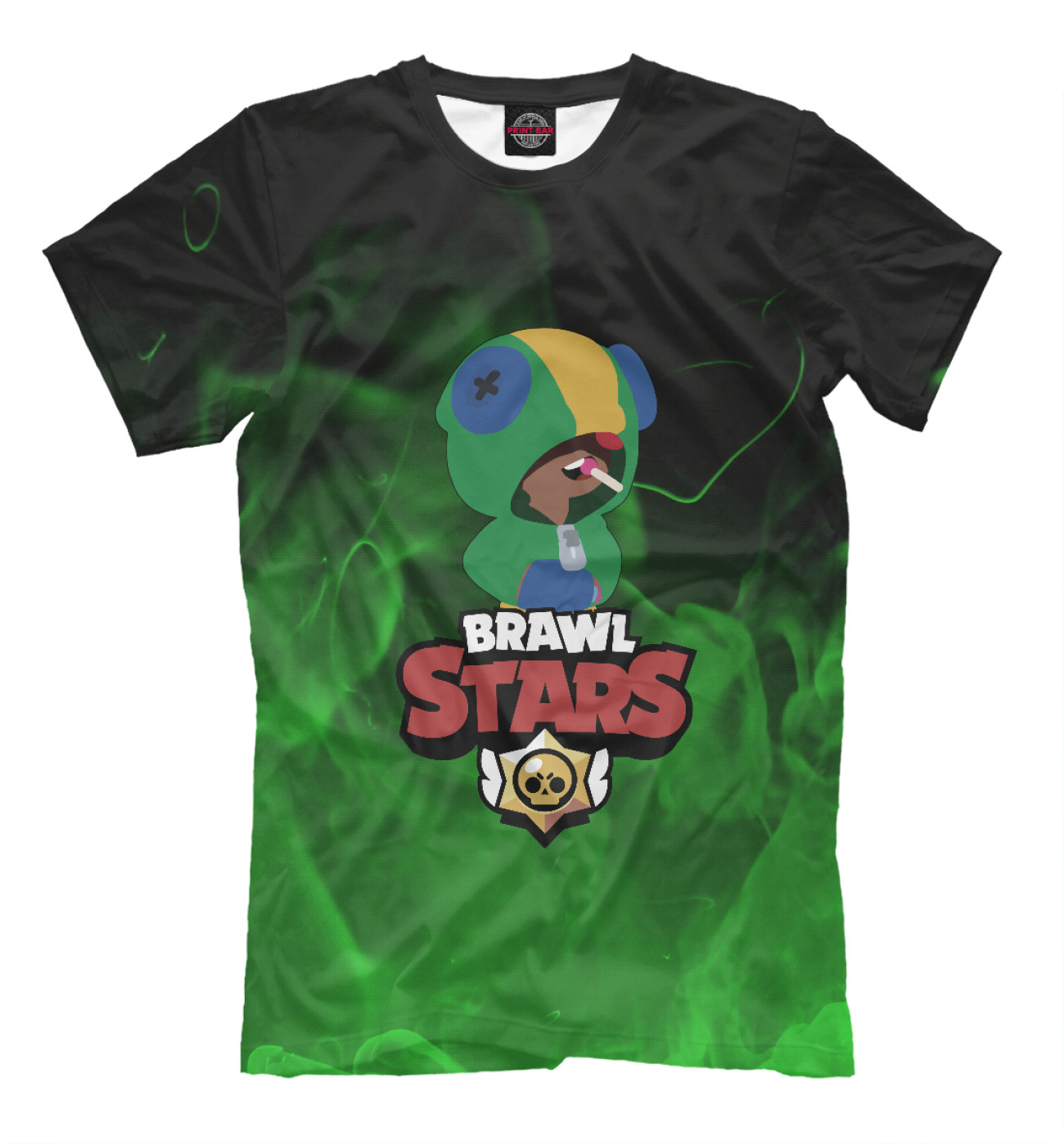 Мужская Футболка Brawl Stars:Leon, артикул: RPG-895857-fut-2