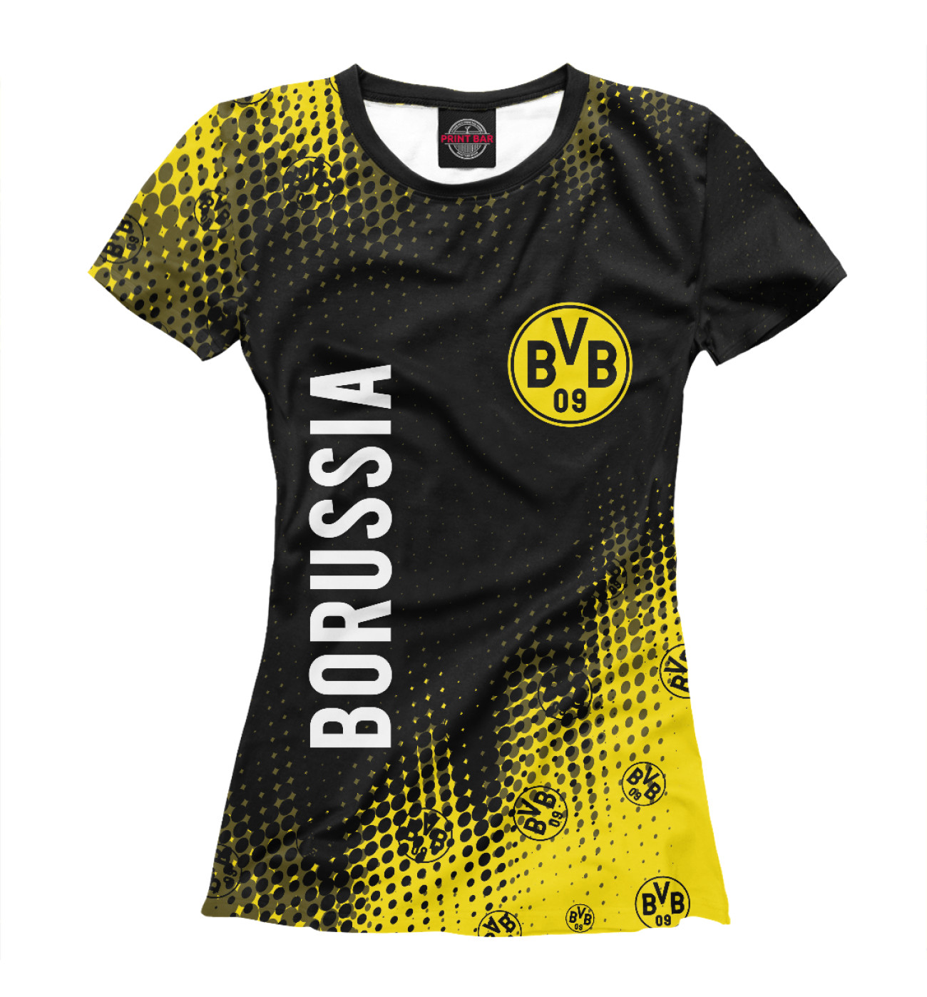 Женская Футболка Borussia / Боруссия, артикул: BRS-603106-fut-1