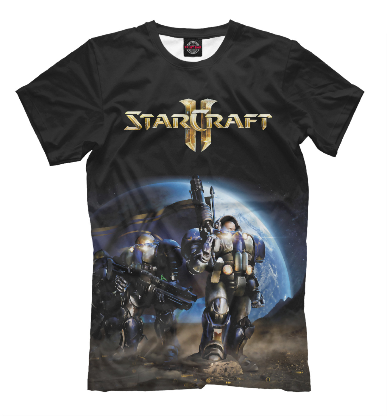 Мужская Футболка StarCraft II Protoss, артикул: GMR-395523-fut-2