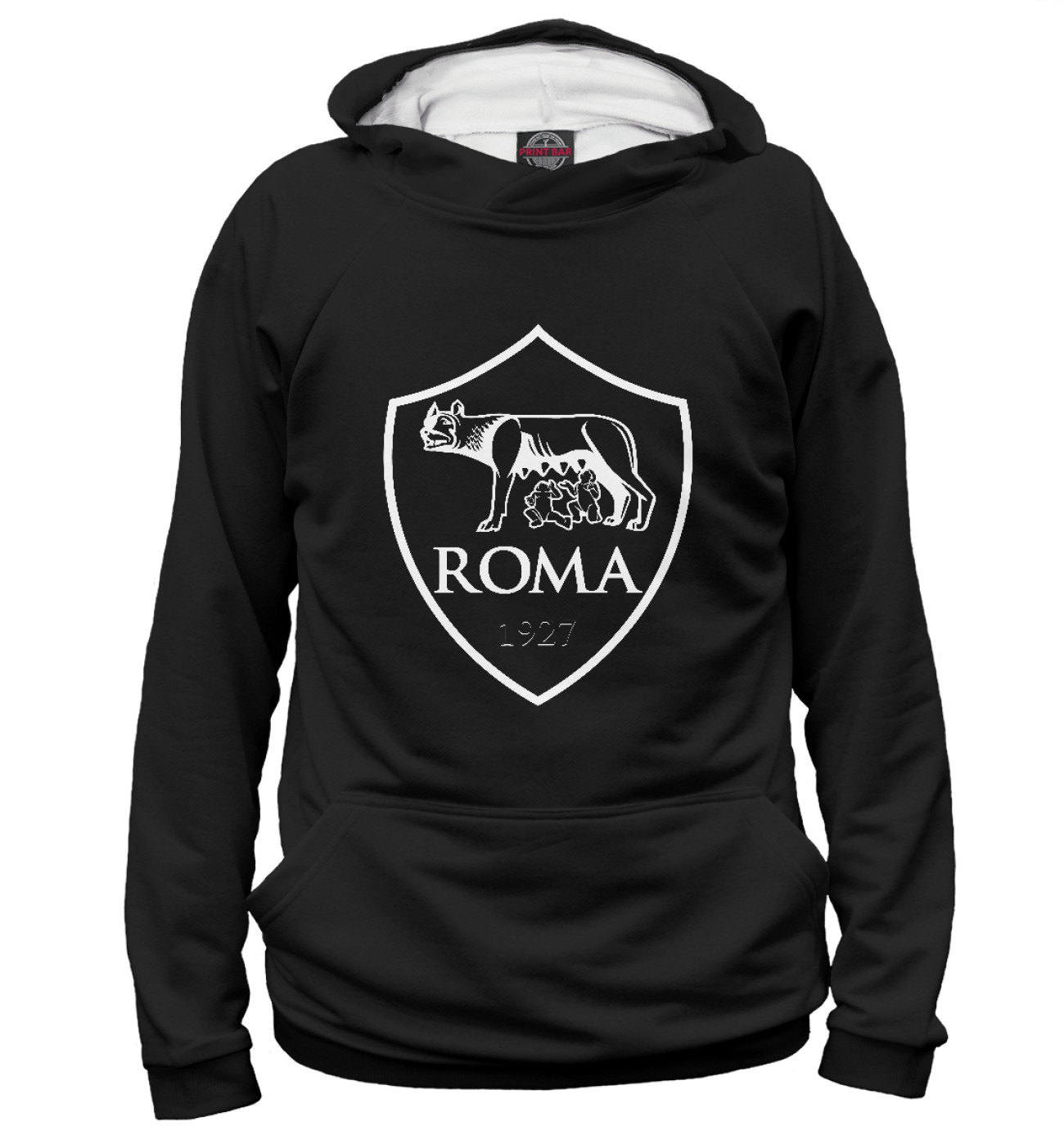 Мужское Худи FC ROMA Black&White, артикул: FTO-315326-hud-2