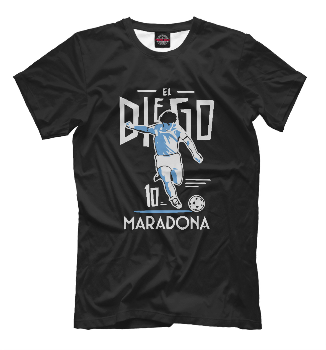 Мужская Футболка Диего Марадона, артикул: FLT-111987-fut-2