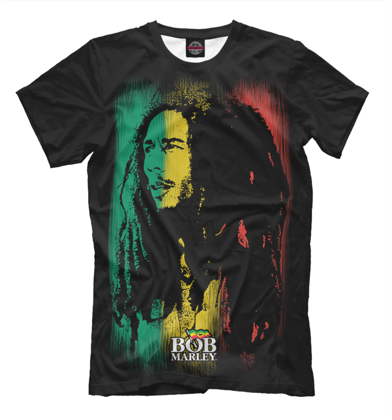 Мужская Футболка Bob Marley, артикул: BOB-497780-fut-2