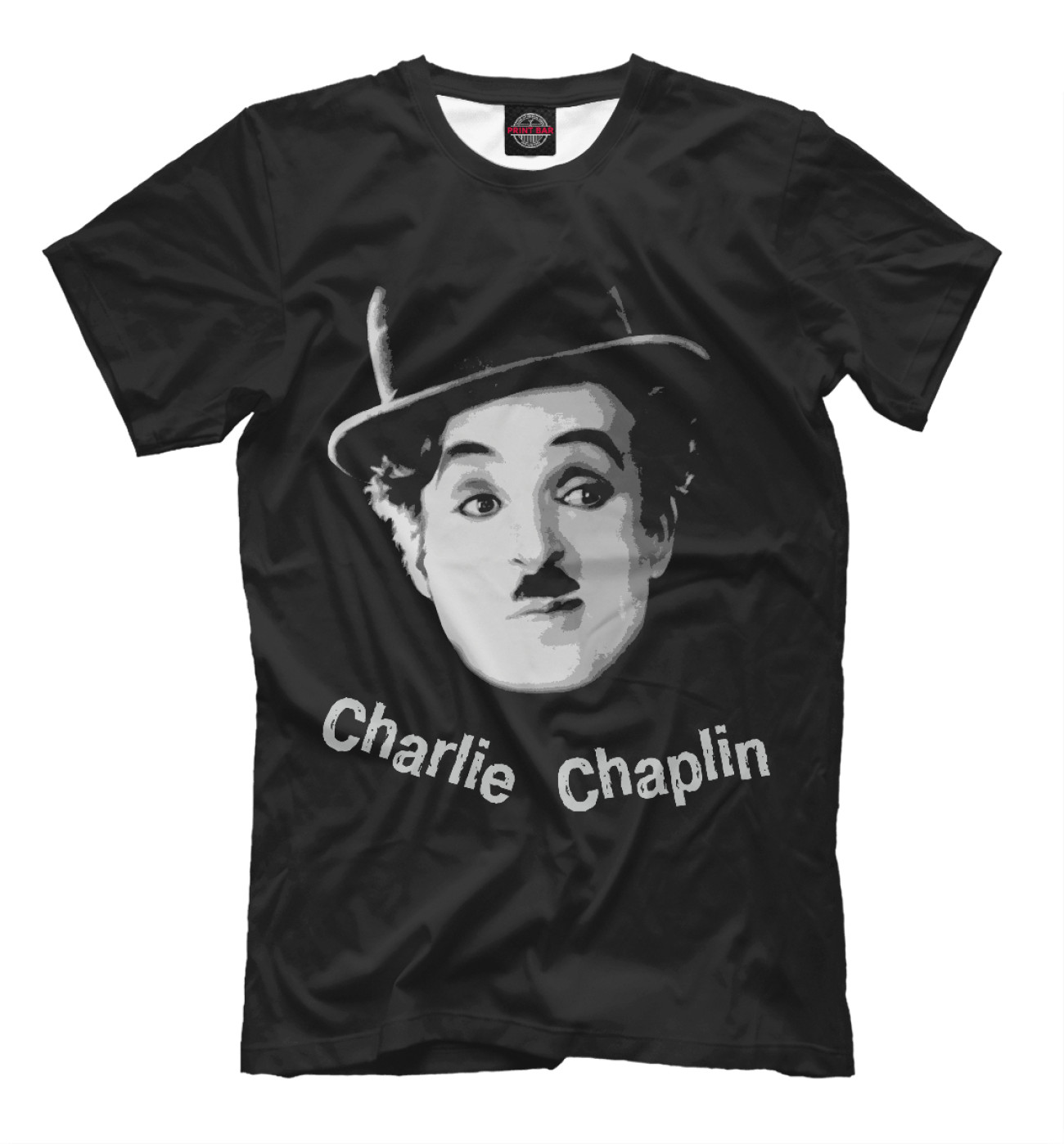 Мужская Футболка Charlie Chaplin, артикул: ZNR-393076-fut-2