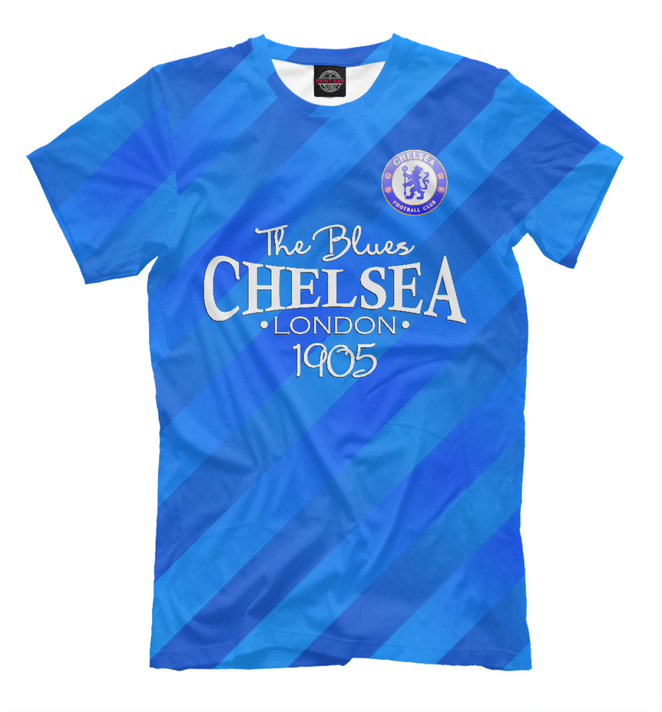 Мужская Футболка Chelsea-The Blues, артикул: CHL-983514-fut-2