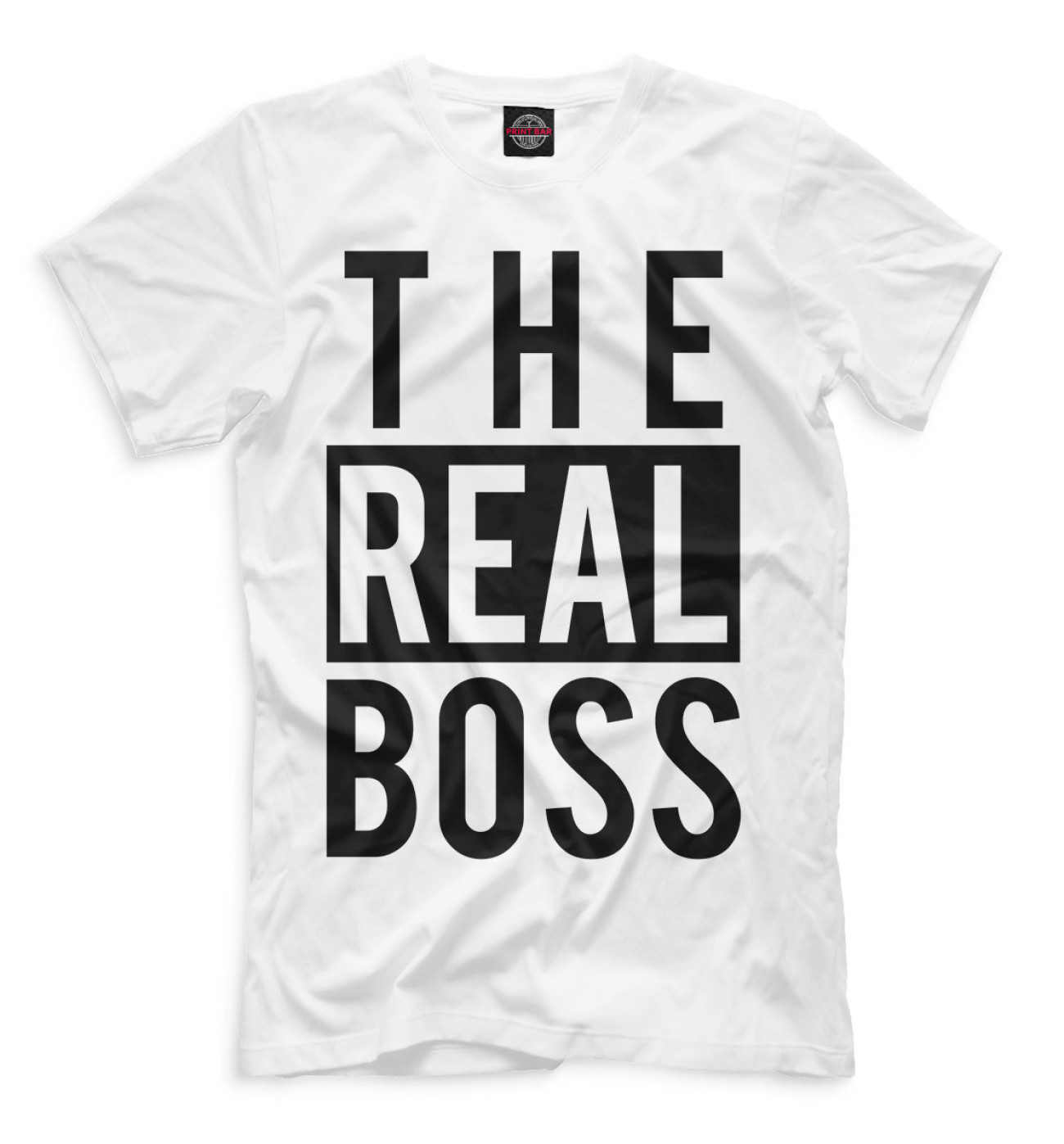 Мужская Футболка The real boss, артикул: CFS-113137-fut-2