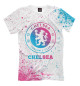 Мужская Футболка Chelsea Neon Gradient (цветные брызги), артикул: CHL-323541-fut-2, фото 1