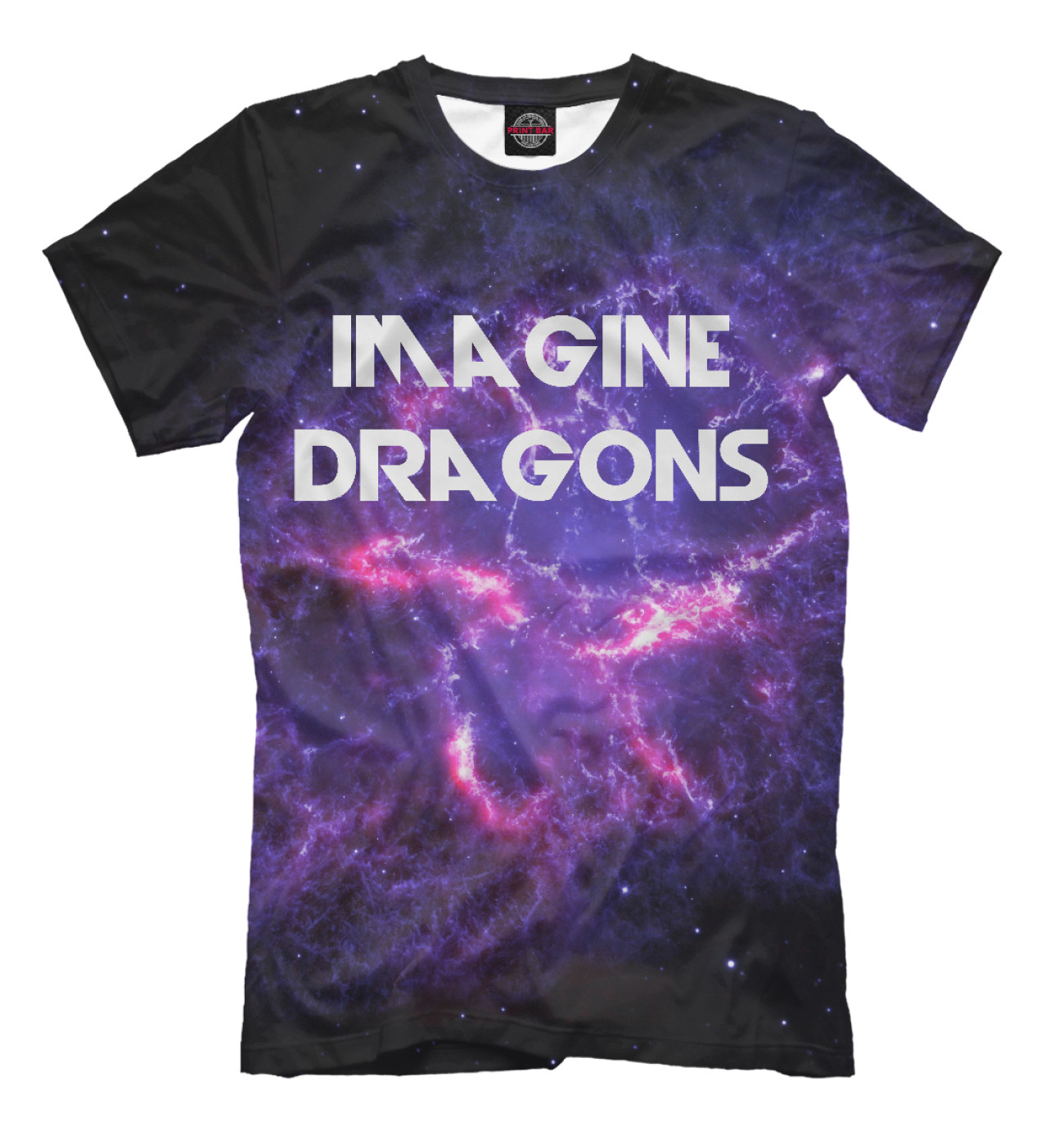Мужская Футболка Imagine Dragons in Stars, артикул: IMA-413813-fut-2