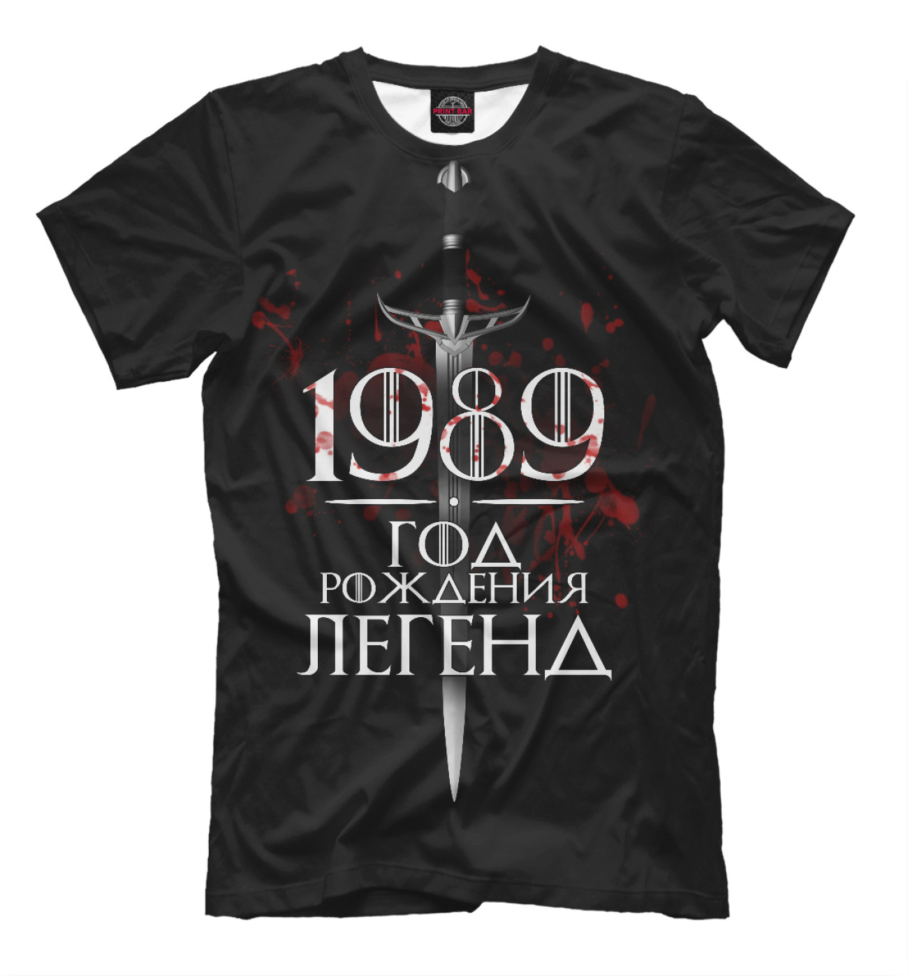 Мужская Футболка 1989, артикул: DVA-446261-fut-2