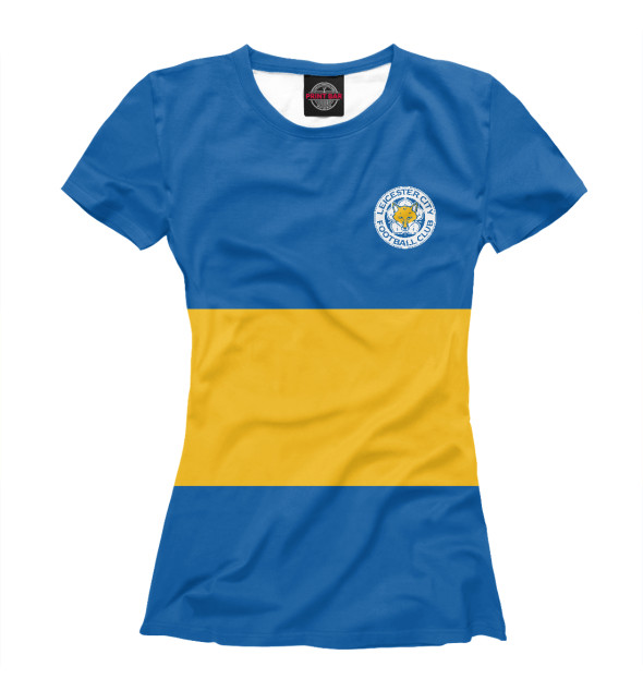 Женская Футболка Leicester City Blue&Yellow, артикул: FTO-730483-fut-1
