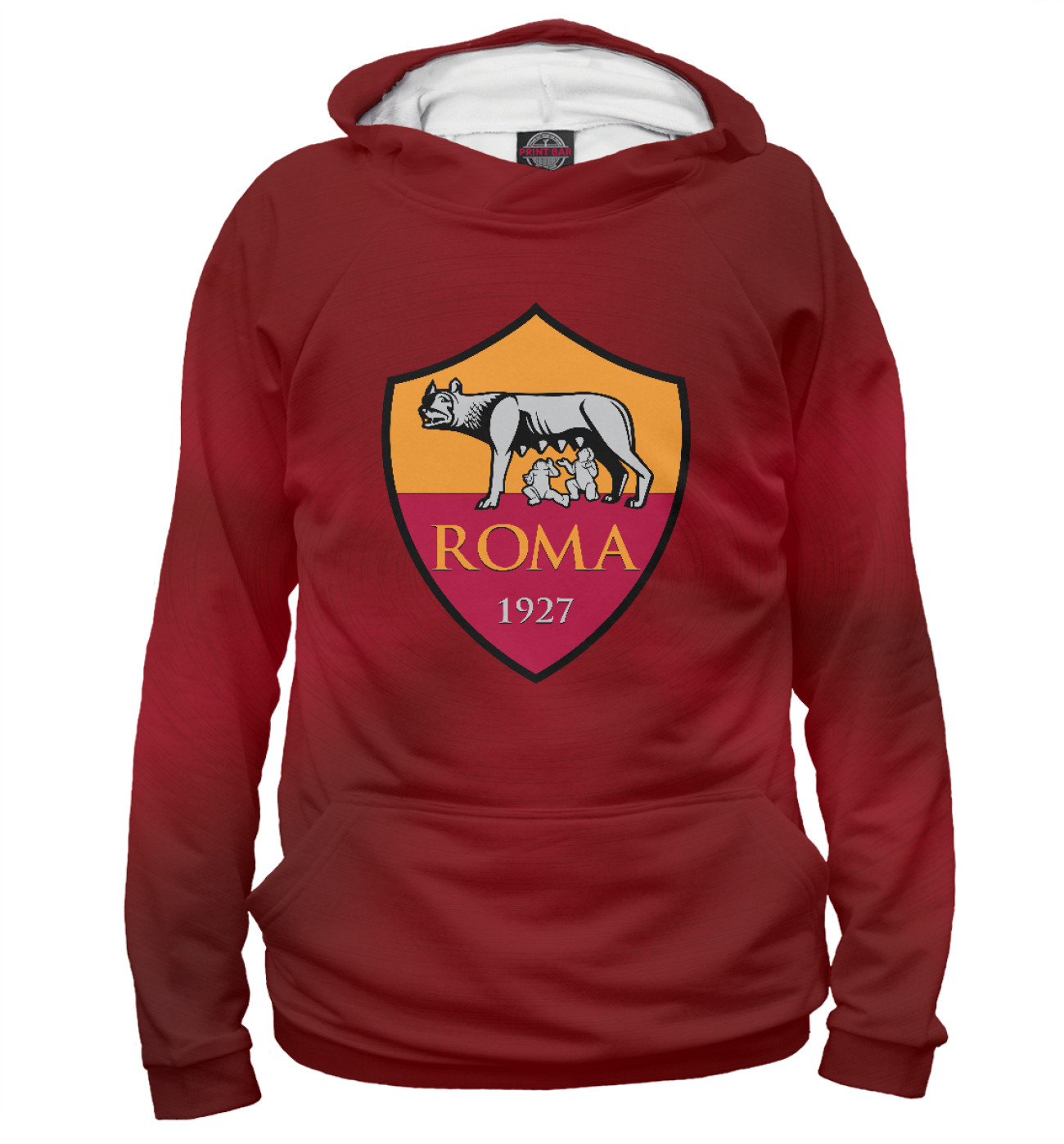 Мужское Худи FC Roma Red Abstract, артикул: FTO-581967-hud-2