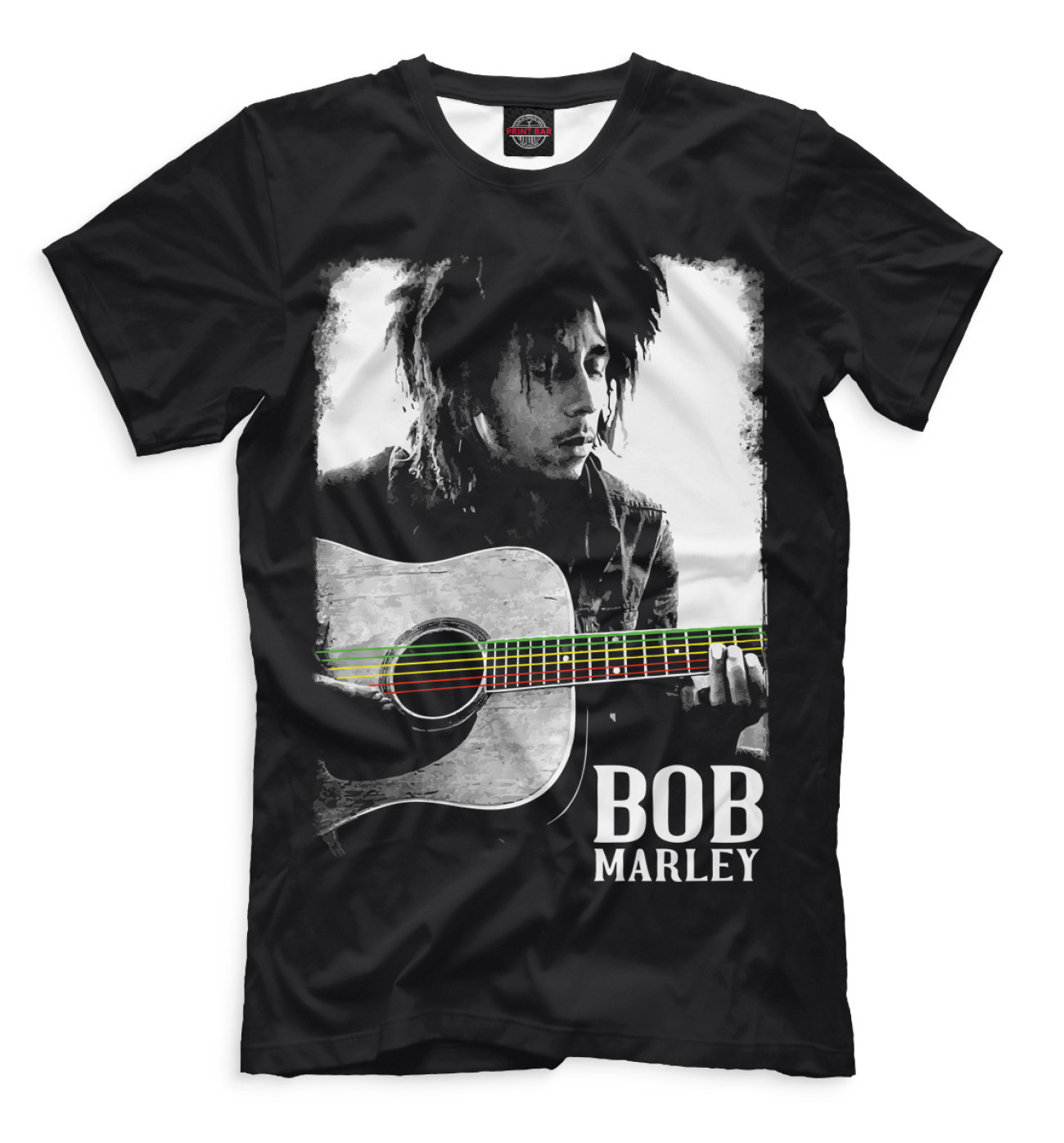 Мужская Футболка Bob Marley, артикул: BOB-729685-fut-2