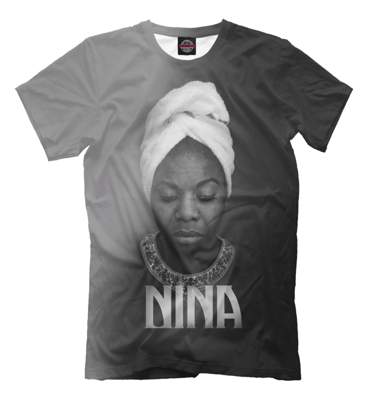 Мужская Футболка Nina Simone, артикул: JAZ-786342-fut-2