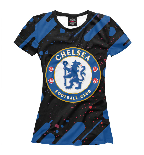 Женская Футболка Chelsea F.C. / Челси, артикул: CHL-975617-fut-1