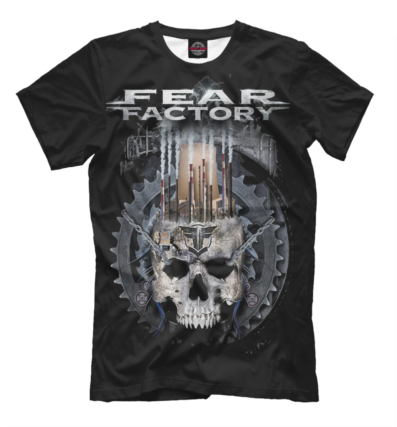Мужская Футболка Fear Factory, артикул: FFC-458637-fut-2