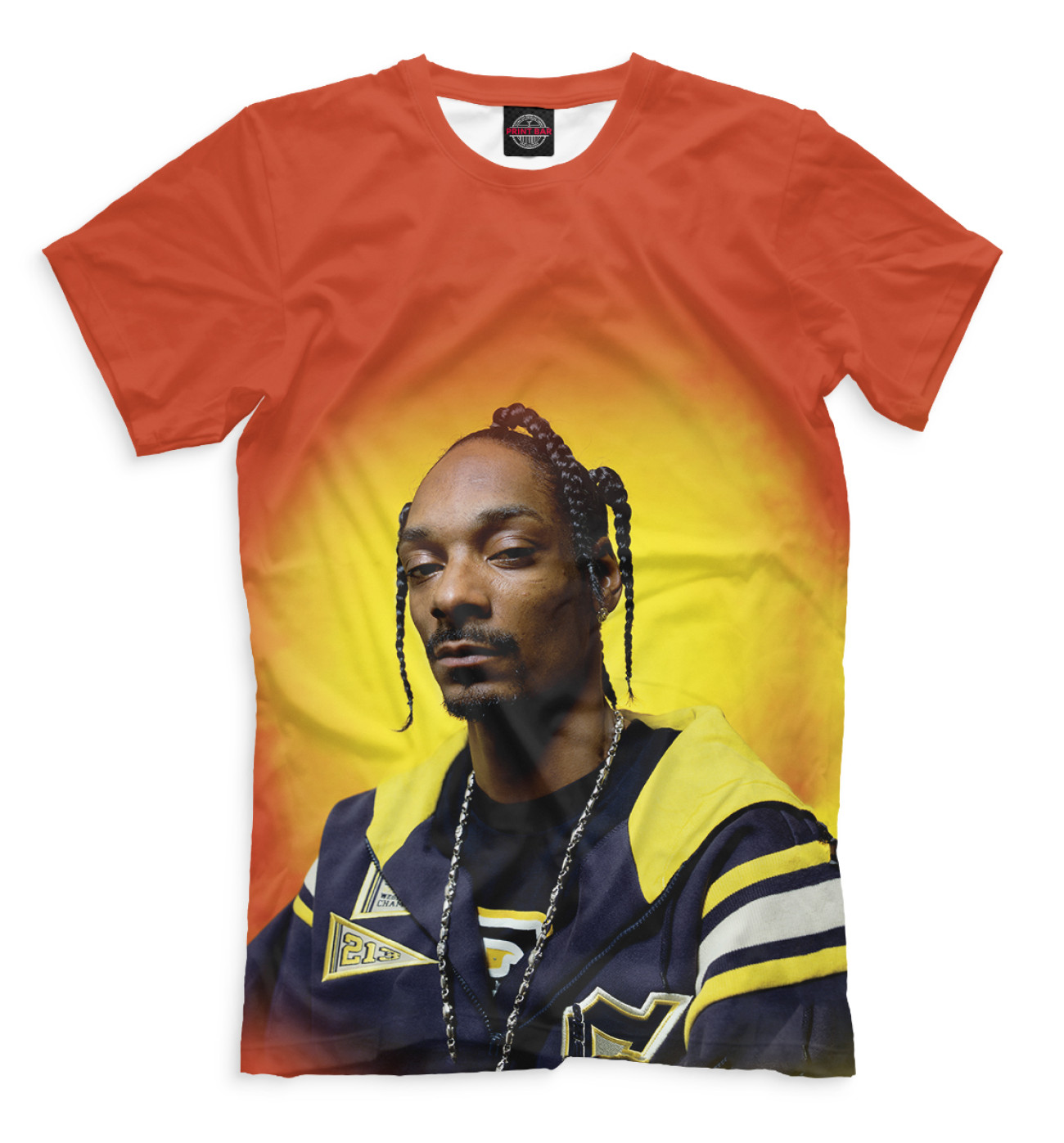Мужская Футболка Snoop Dogg, артикул: SNP-650473-fut-2
