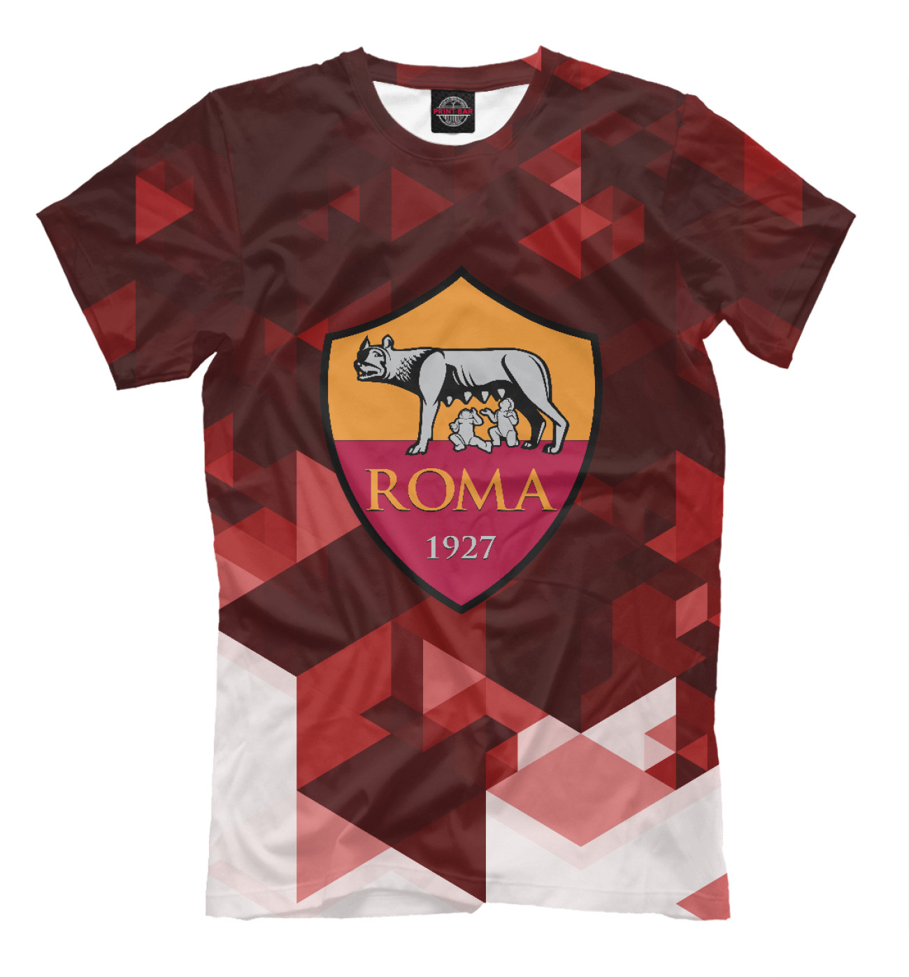 Мужская Футболка Roma FC Abstract, артикул: FTO-362424-fut-2